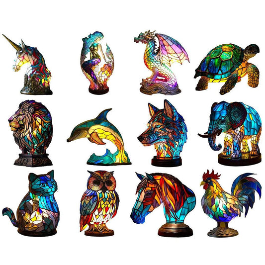 Vintage 3D Animal Table Lamp