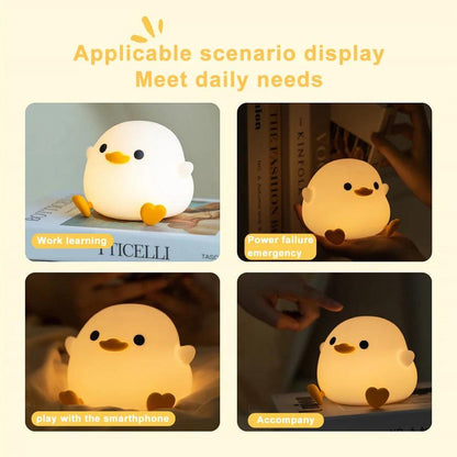 Cute DouDou Duck Alarm Clock Lamp