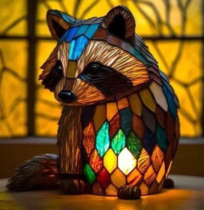 Vintage 3D Animal Table Lamp