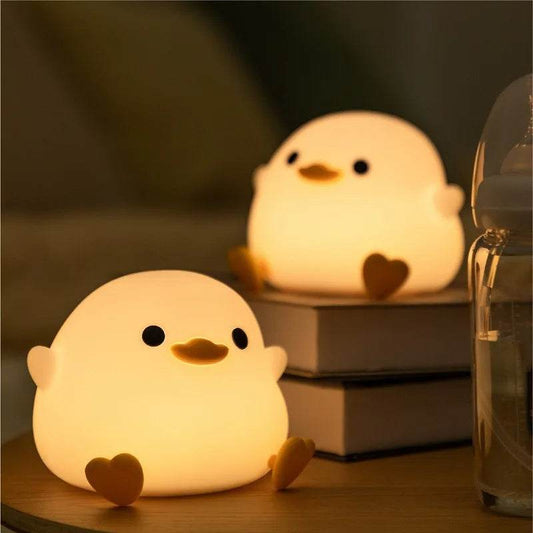 Cute DouDou Duck Alarm Clock Lamp