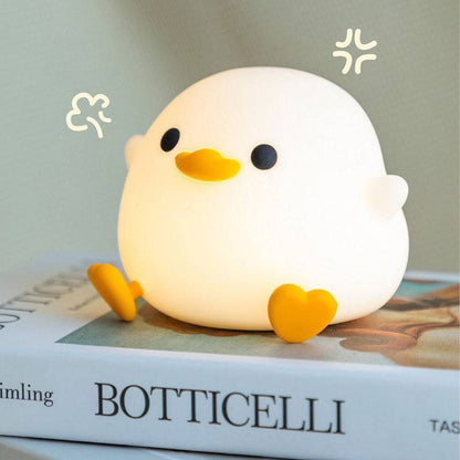 Cute DouDou Duck Alarm Clock Lamp