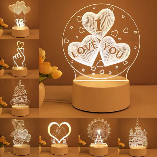 USB LED 3D Acrylic Night Light