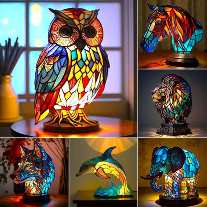 Vintage 3D Animal Table Lamp